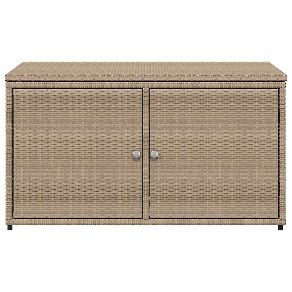 Tuinkast 110x55x60,5 cm poly rattan beige is nu te koop bij PeponiXL, paradijselijk wonen!