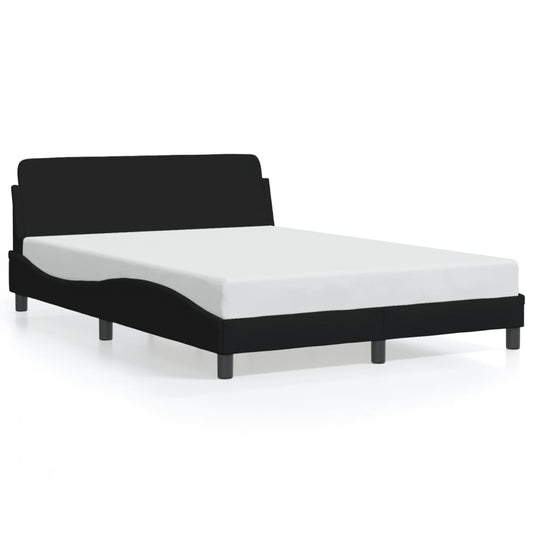 Bedframe "Dover" 120x200 cm stof zwart is nu te koop bij PeponiXL, paradijselijk wonen!