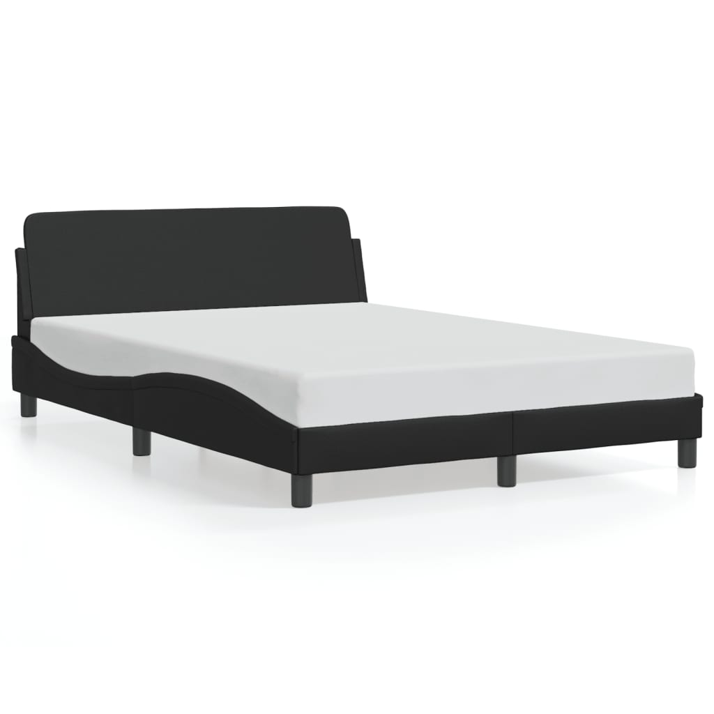 Bedframe "Dover" kunstleer zwart 120x200 cm is nu te koop bij PeponiXL, paradijselijk wonen!