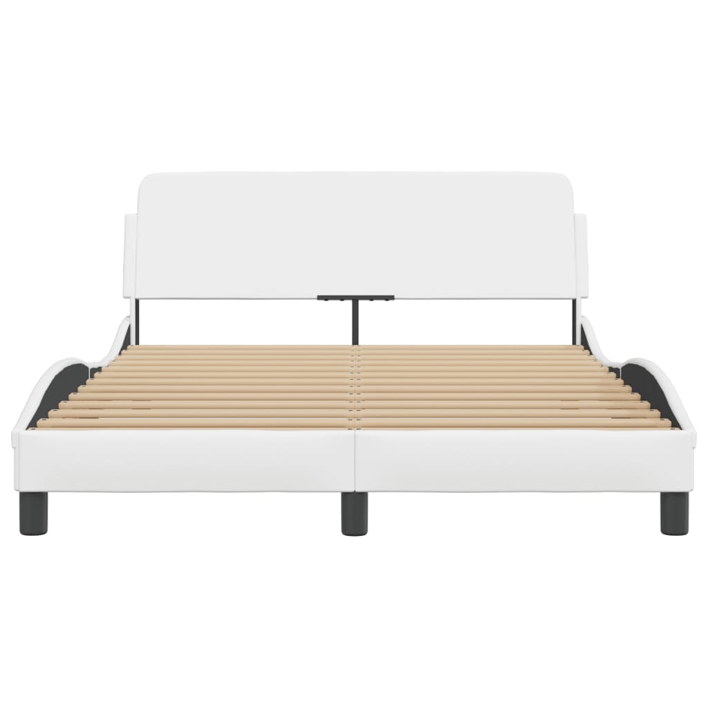 Bedframe "Dover" kunstleer wit 120x200 cm is nu te koop bij PeponiXL, paradijselijk wonen!