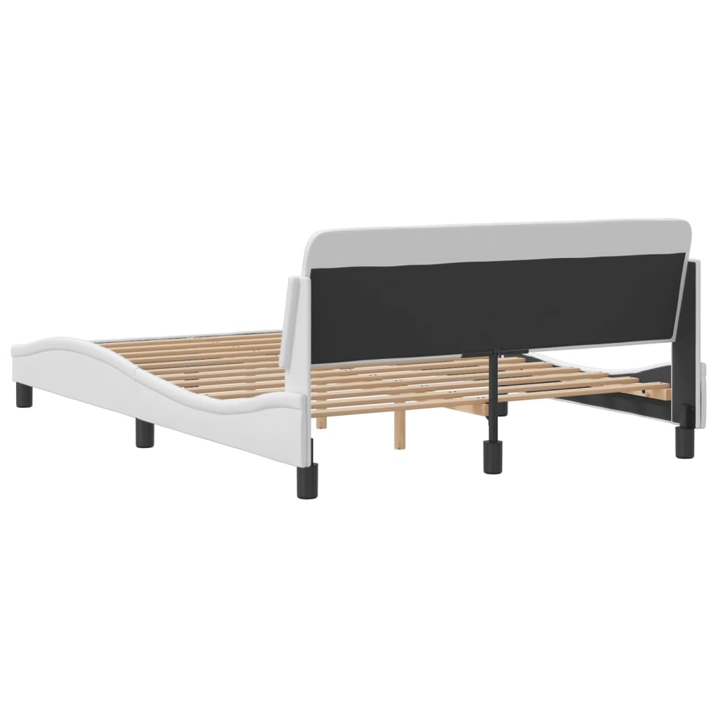 Bedframe "Dover" kunstleer wit 120x200 cm is nu te koop bij PeponiXL, paradijselijk wonen!