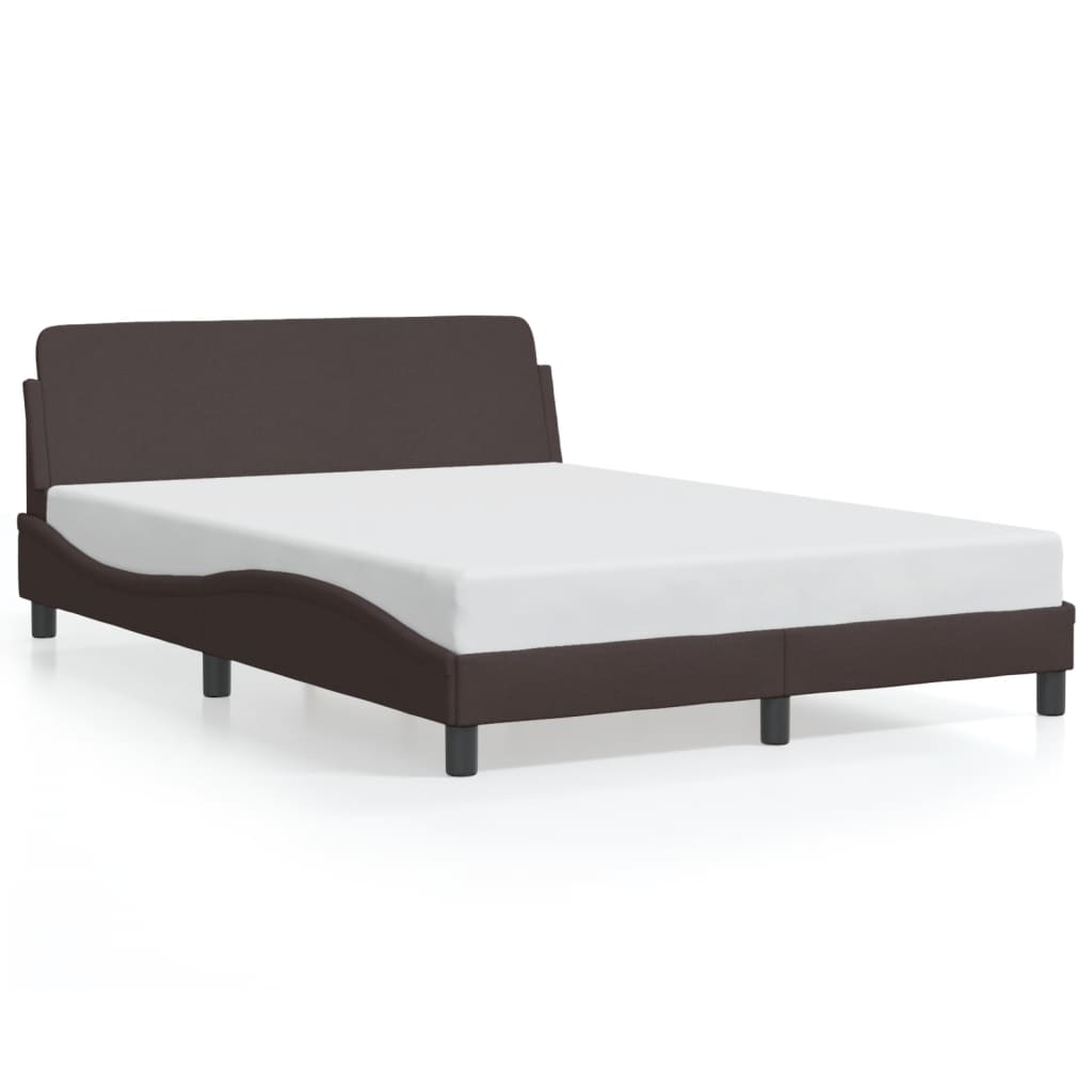 Bedframe "Dover" stof donkerbruin 140x200 cm is nu te koop bij PeponiXL, paradijselijk wonen!
