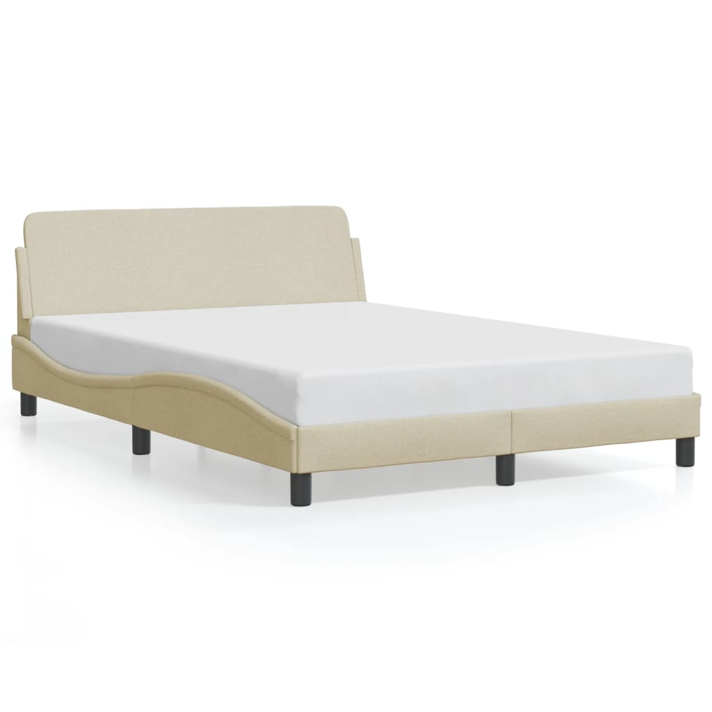 Bedframe "Dover" stof crèmekleurig 140x200 cm is nu te koop bij PeponiXL, paradijselijk wonen!