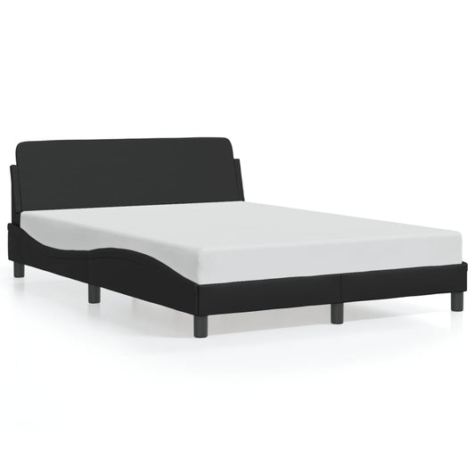Bedframe "Dover" kunstleer zwart 140x200 cm is nu te koop bij PeponiXL, paradijselijk wonen!