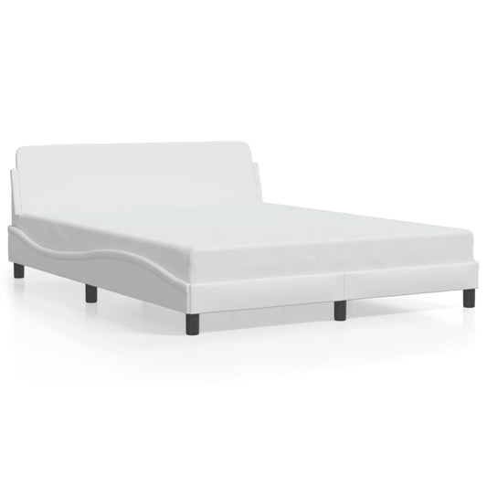Bedframe "Dover" kunstleer wit 160x200 cm is nu te koop bij PeponiXL, paradijselijk wonen!