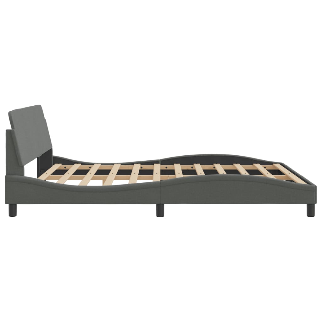 Bedframe "Dover" stof donkergrijs 180x200 cm is nu te koop bij PeponiXL, paradijselijk wonen!