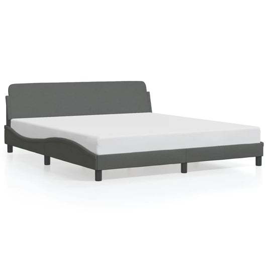 Bedframe "Dover" stof donkergrijs 180x200 cm is nu te koop bij PeponiXL, paradijselijk wonen!