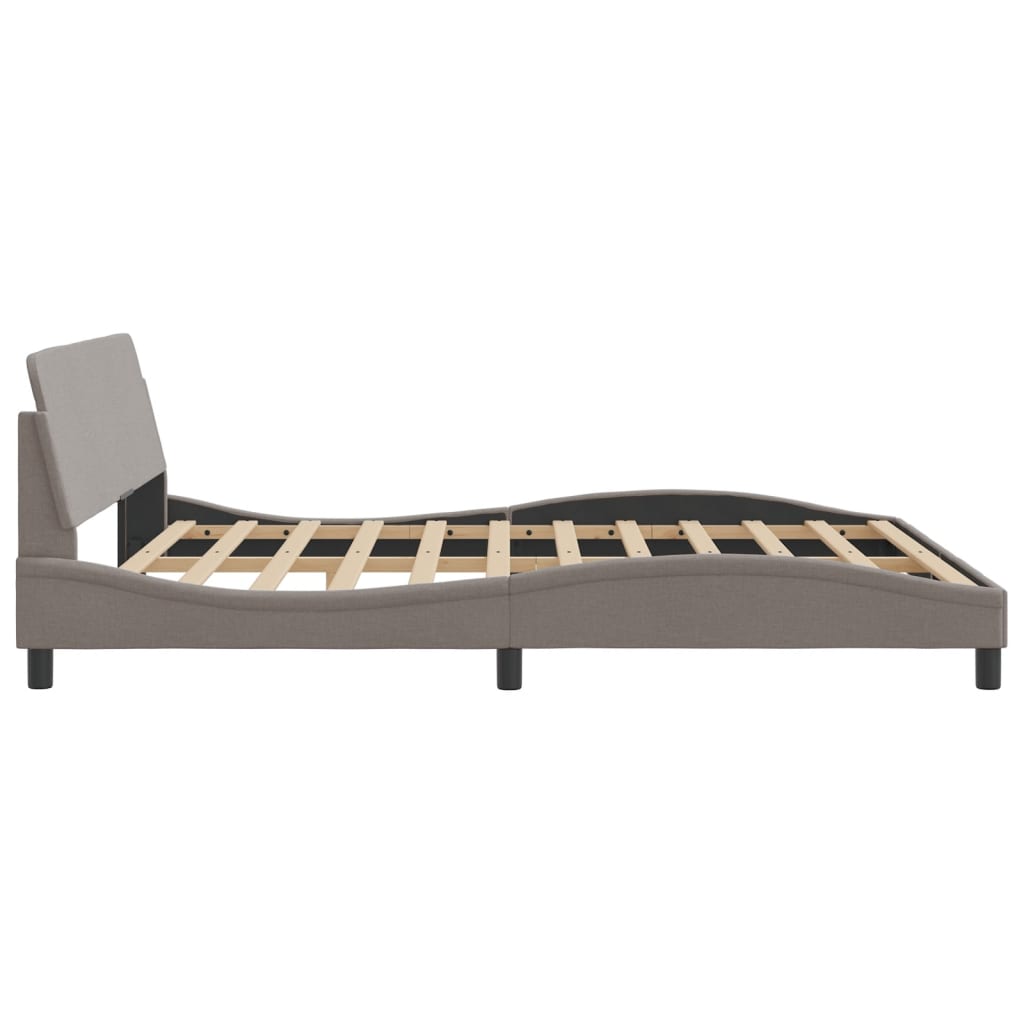 Bedframe "Dover" stof taupe 180x200 cm is nu te koop bij PeponiXL, paradijselijk wonen!