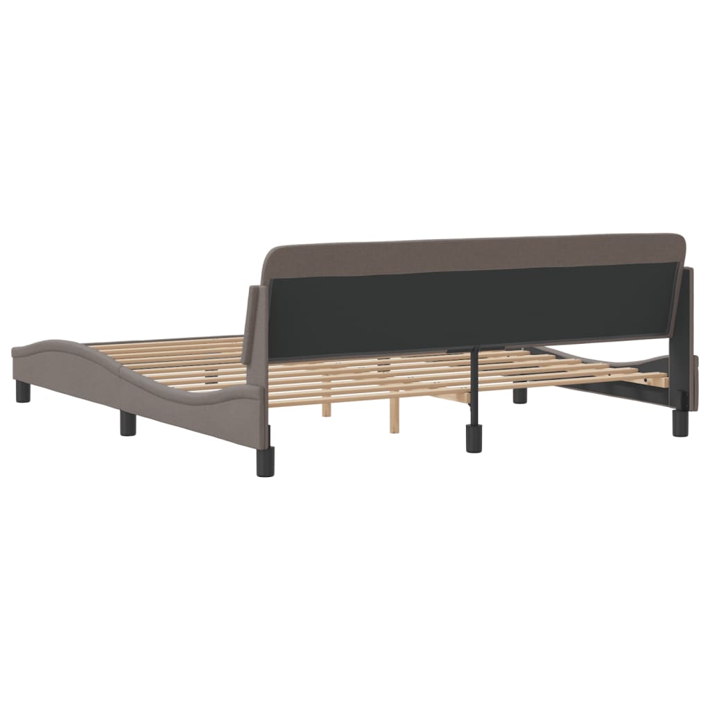 Bedframe "Dover" stof taupe 180x200 cm is nu te koop bij PeponiXL, paradijselijk wonen!