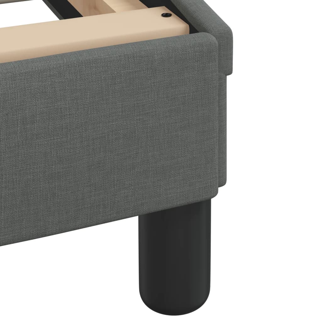 Bedframe "Dover" stof donkergrijs 200x200 cm is nu te koop bij PeponiXL, paradijselijk wonen!