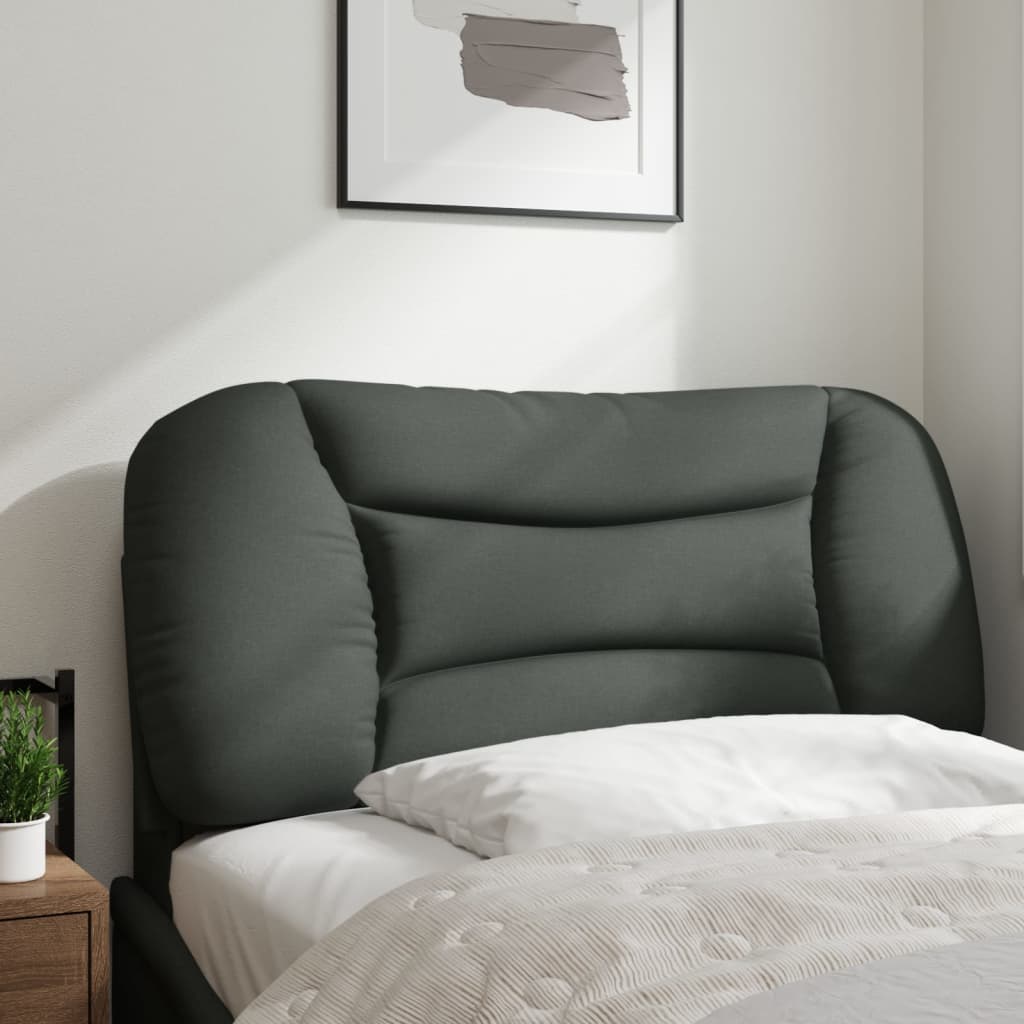 Hoofdbordkussen "Hvar" 80 cm stof donkergrijs is nu te koop bij PeponiXL, paradijselijk wonen!