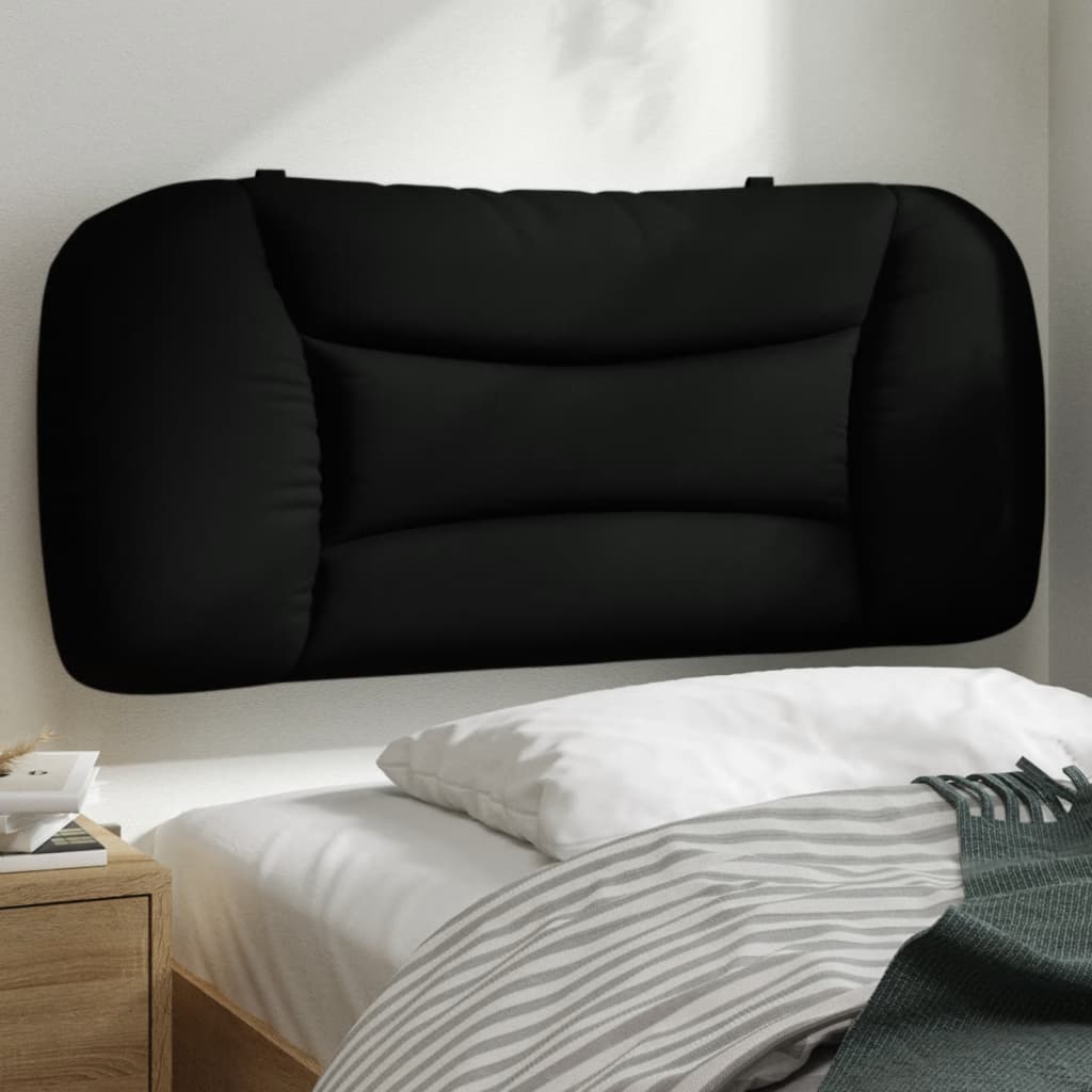 Hoofdbordkussen "Hvar" 80 cm stof zwart is nu te koop bij PeponiXL, paradijselijk wonen!