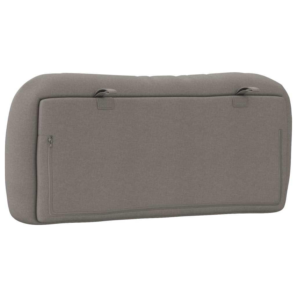Hoofdbordkussen "Hvar" 80 cm stof taupe is nu te koop bij PeponiXL, paradijselijk wonen!