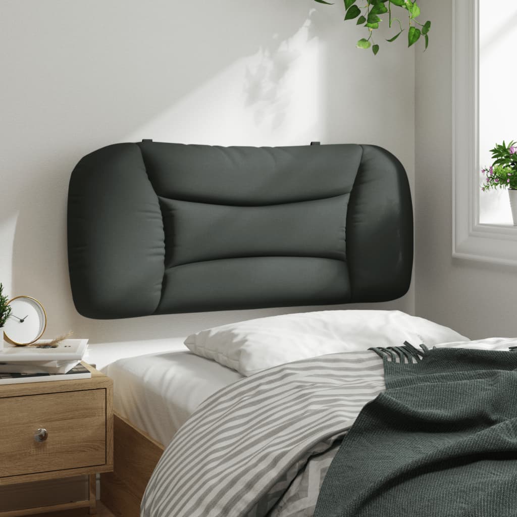 Hoofdbordkussen "Hvar" 90 cm stof donkergrijs is nu te koop bij PeponiXL, paradijselijk wonen!