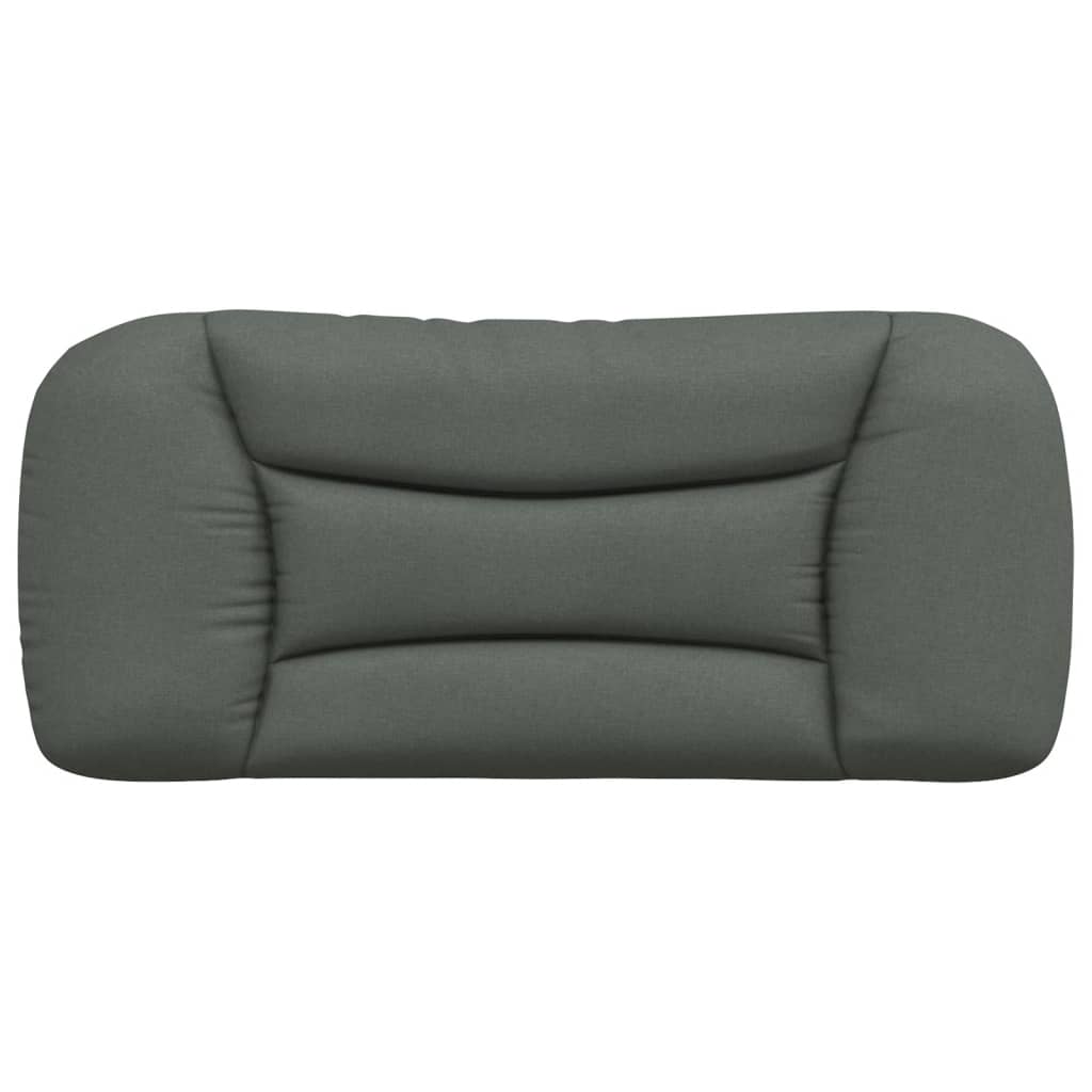 Hoofdbordkussen "Hvar" 90 cm stof donkergrijs is nu te koop bij PeponiXL, paradijselijk wonen!