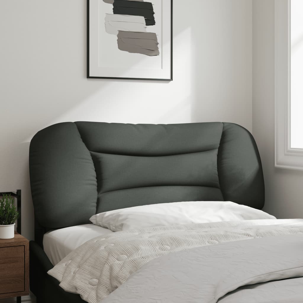 Hoofdbordkussen "Hvar" 100 cm stof donkergrijs is nu te koop bij PeponiXL, paradijselijk wonen!