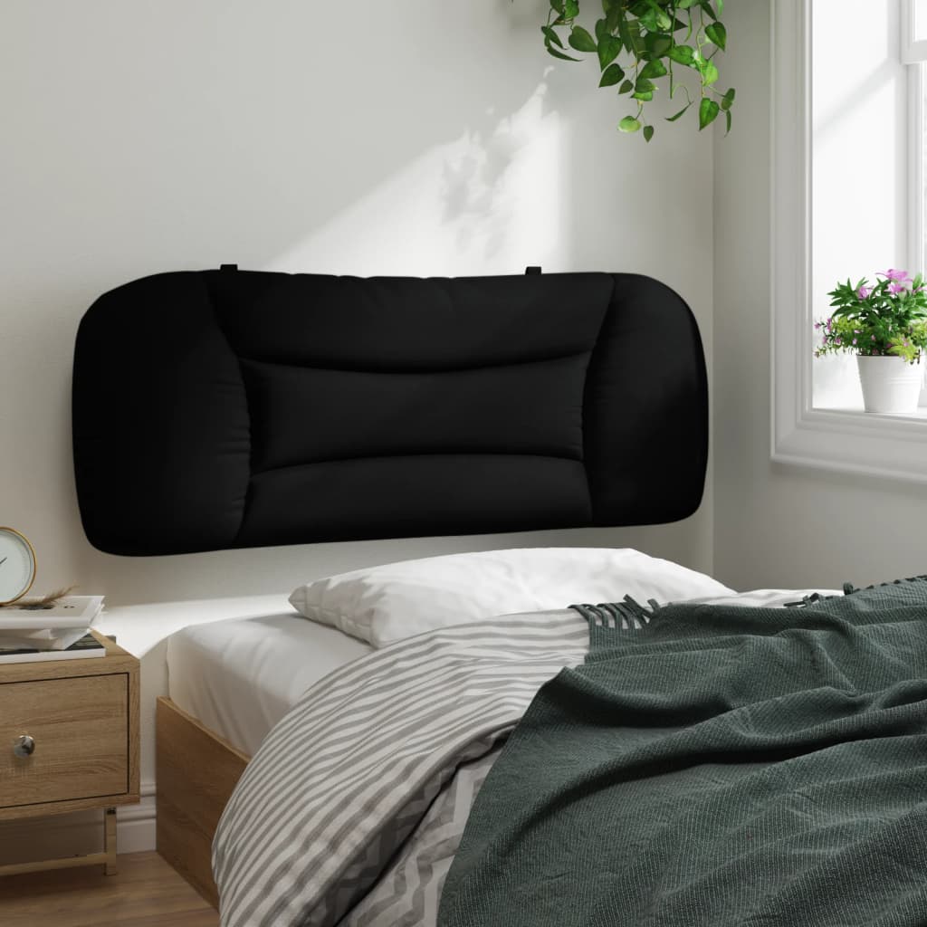 Hoofdbordkussen "Hvar" 100 cm stof zwart is nu te koop bij PeponiXL, paradijselijk wonen!