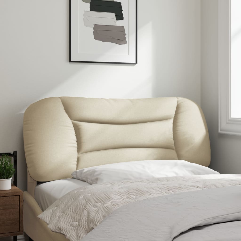 Hoofdbordkussen "Hvar" 100 cm stof crèmekleurig is nu te koop bij PeponiXL, paradijselijk wonen!
