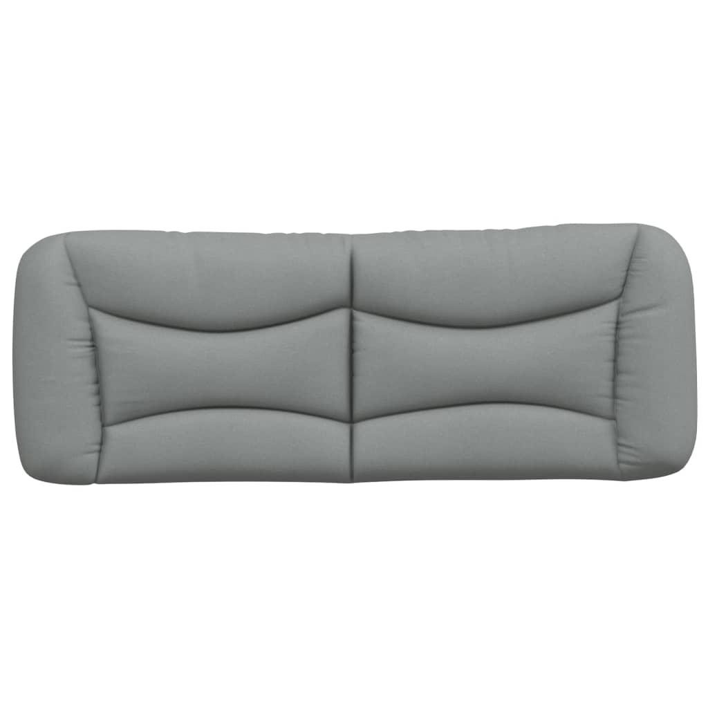 Hoofdbordkussen "Hvar" 120 cm stof lichtgrijs is nu te koop bij PeponiXL, paradijselijk wonen!