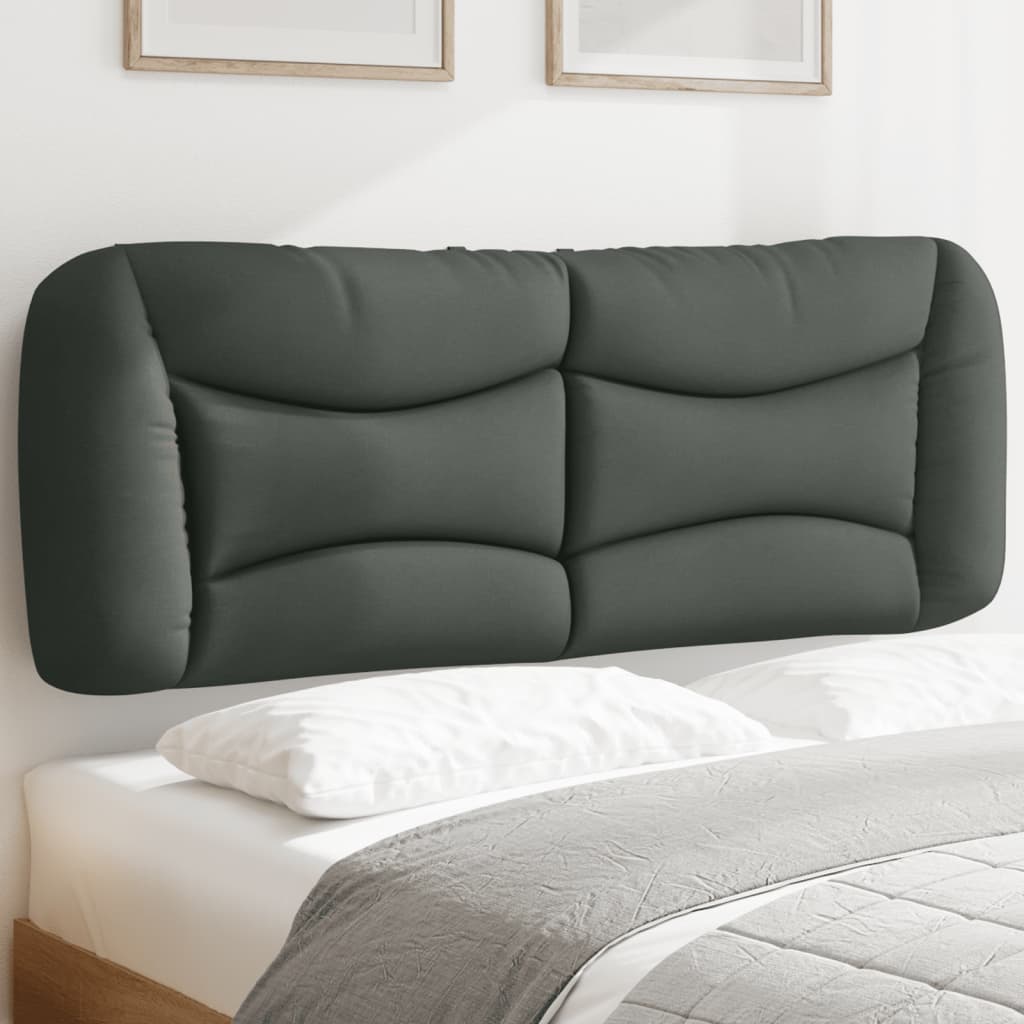 Hoofdbordkussen "Hvar" 120 cm stof grijs is nu te koop bij PeponiXL, paradijselijk wonen!
