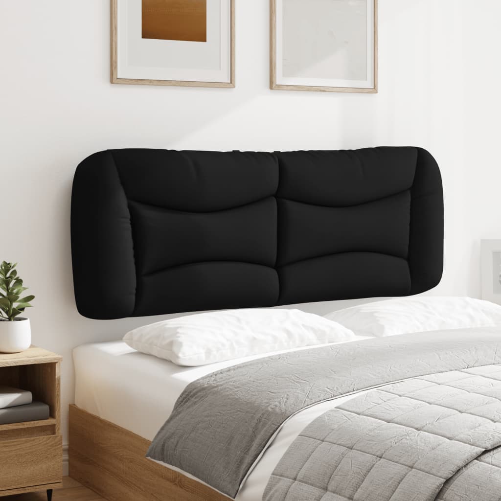 Hoofdbordkussen "Hvar" 120 cm stof zwart is nu te koop bij PeponiXL, paradijselijk wonen!