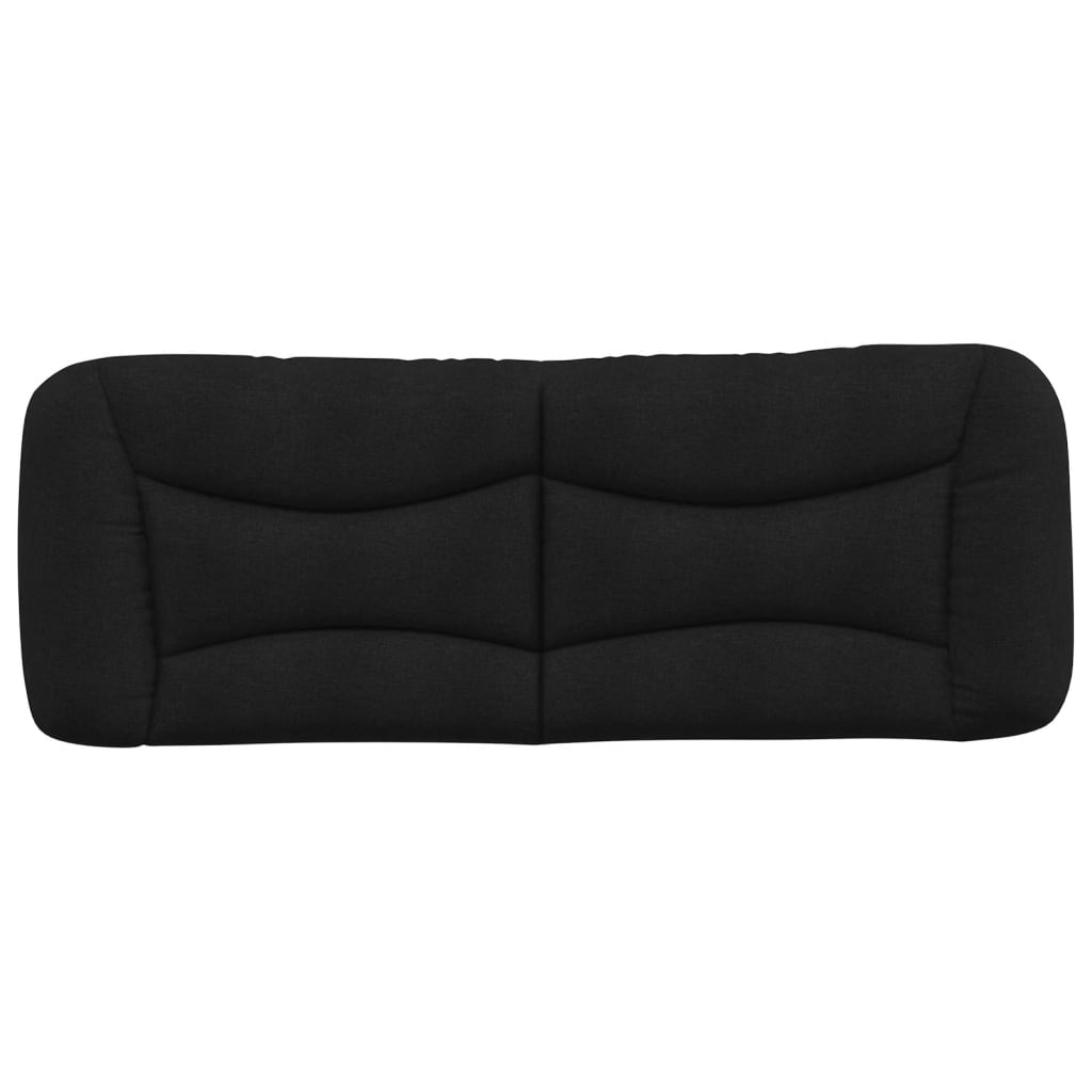 Hoofdbordkussen "Hvar" 120 cm stof zwart is nu te koop bij PeponiXL, paradijselijk wonen!