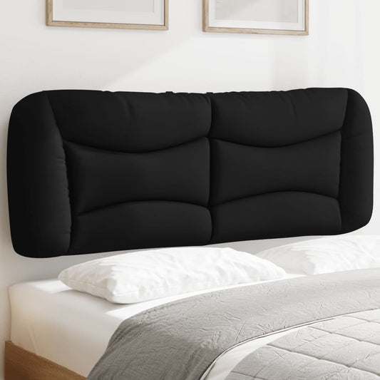Hoofdbordkussen "Hvar" 140 cm stof zwart is nu te koop bij PeponiXL, paradijselijk wonen!