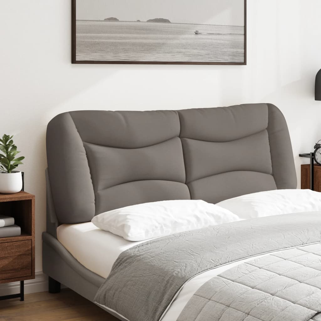 Hoofdbordkussen "Hvar" 140 cm stof taupe is nu te koop bij PeponiXL, paradijselijk wonen!