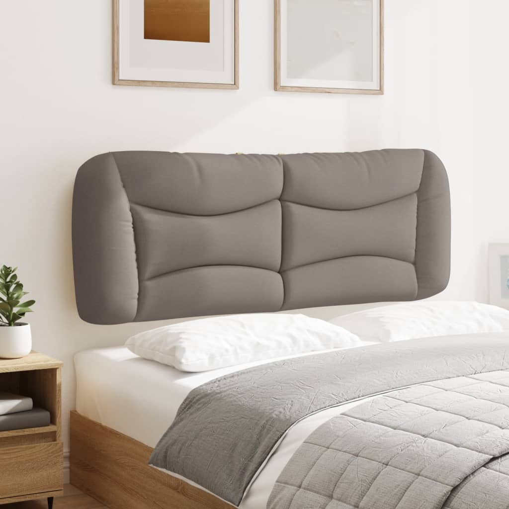 Hoofdbordkussen "Hvar" 140 cm stof taupe is nu te koop bij PeponiXL, paradijselijk wonen!