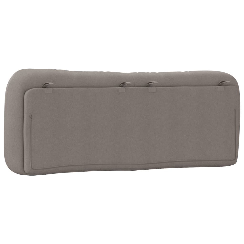 Hoofdbordkussen "Hvar" 140 cm stof taupe is nu te koop bij PeponiXL, paradijselijk wonen!