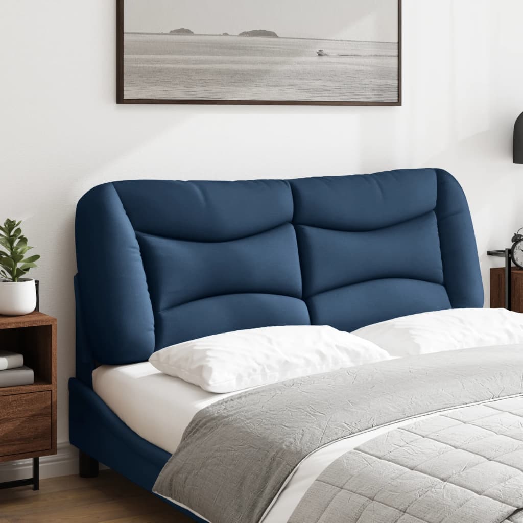 Hoofdbordkussen "Hvar" 140 cm stof blauw is nu te koop bij PeponiXL, paradijselijk wonen!