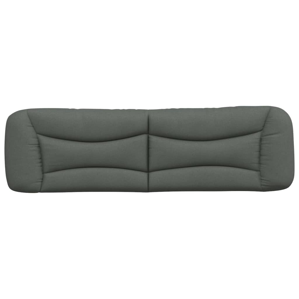 Hoofdbordkussen "Hvar" 180 cm stof donkergrijs is nu te koop bij PeponiXL, paradijselijk wonen!