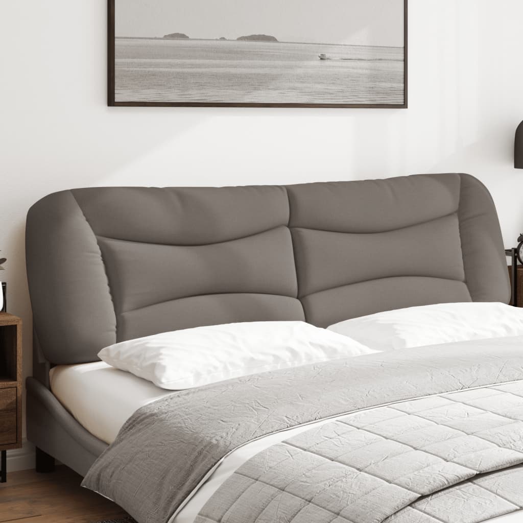 Hoofdbordkussen "Hvar" 180 cm stof taupe is nu te koop bij PeponiXL, paradijselijk wonen!