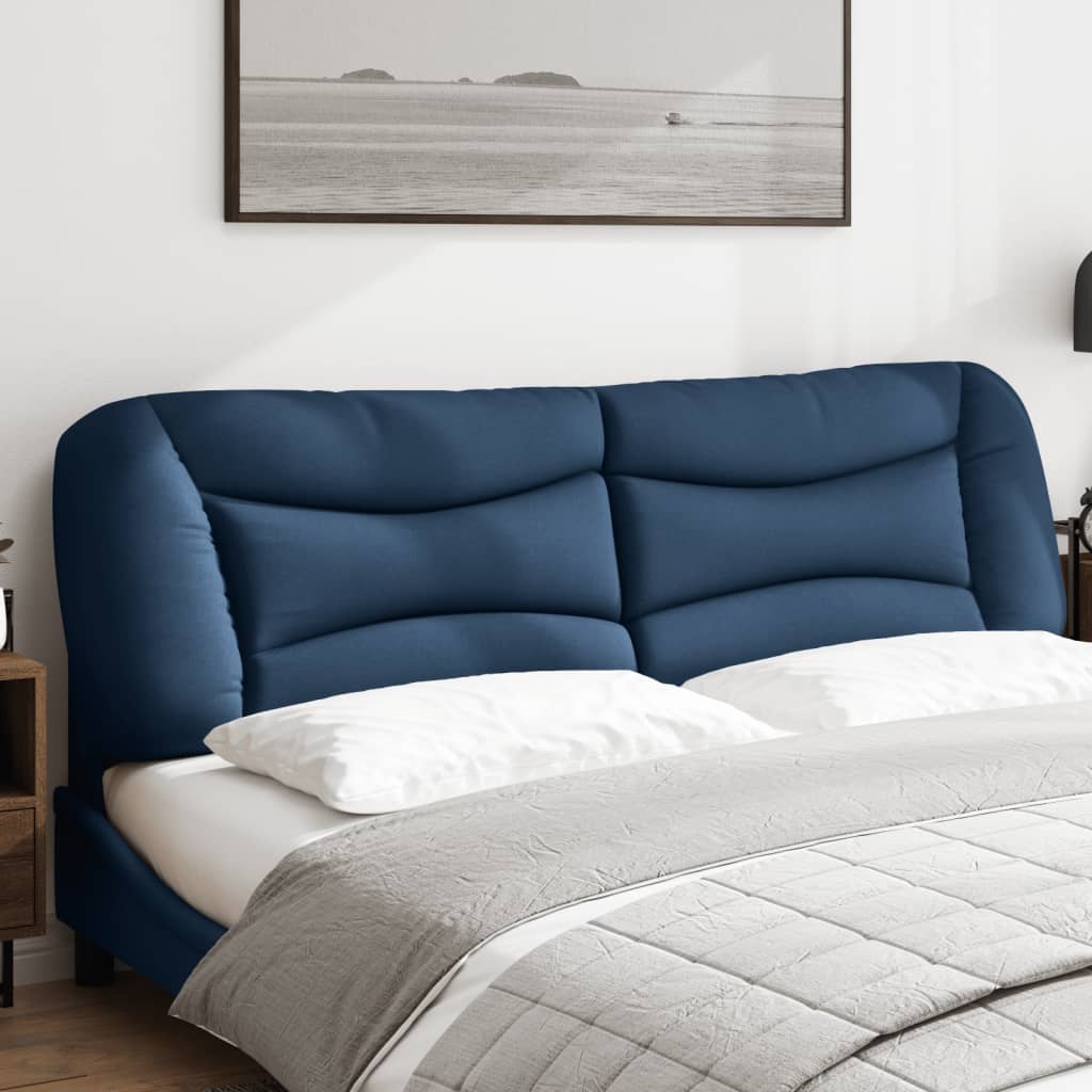 Hoofdbordkussen "Hvar" 180 cm stof blauw is nu te koop bij PeponiXL, paradijselijk wonen!