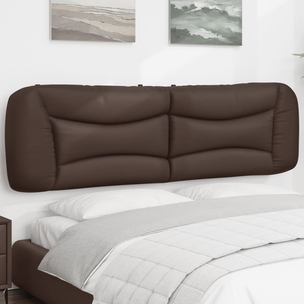 Hoofdbordkussen "Hvar" 180 cm kunstleer bruin is nu te koop bij PeponiXL, paradijselijk wonen!
