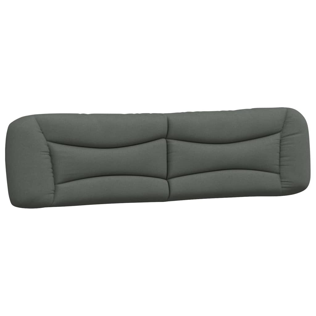 Hoofdbordkussen "Hvar" 200 cm stof donkergrijs is nu te koop bij PeponiXL, paradijselijk wonen!