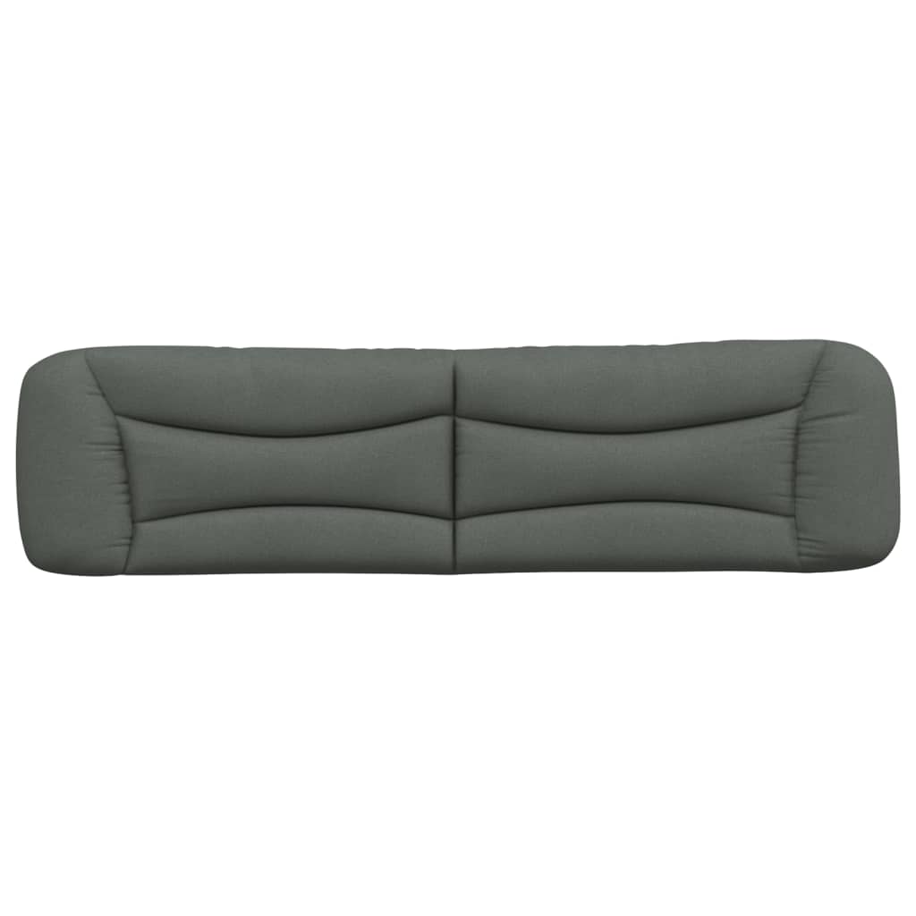 Hoofdbordkussen "Hvar" 200 cm stof donkergrijs is nu te koop bij PeponiXL, paradijselijk wonen!