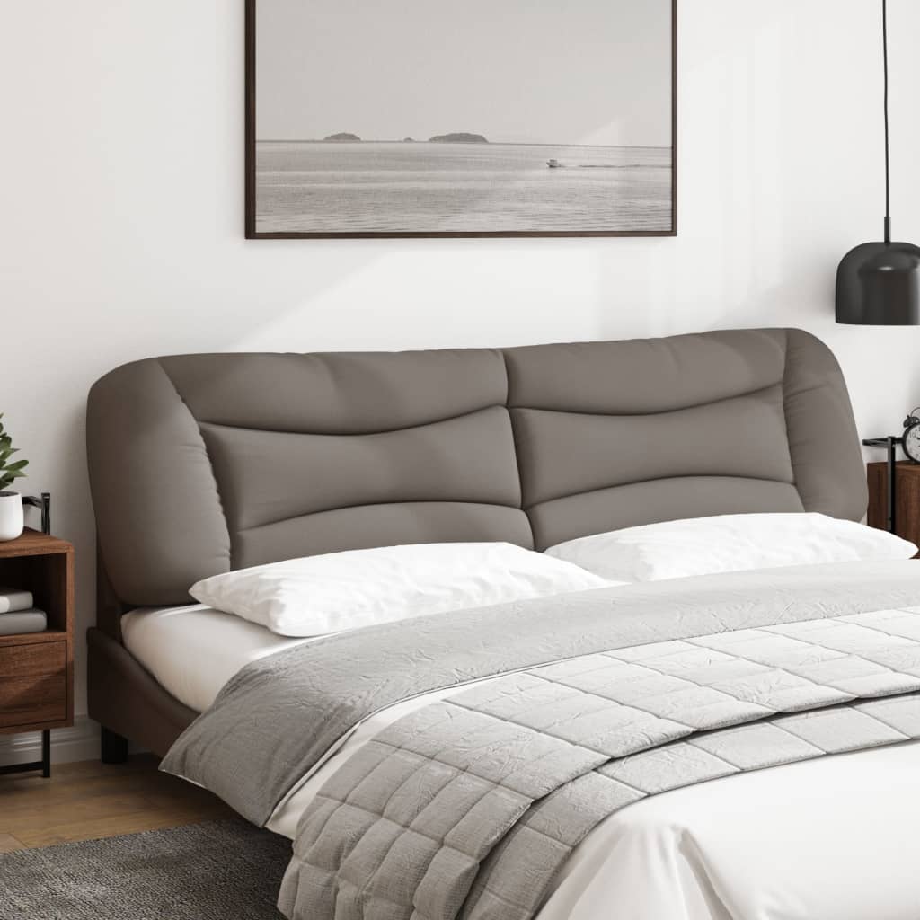 Hoofdbordkussen "Hvar" 200 cm stof taupe is nu te koop bij PeponiXL, paradijselijk wonen!