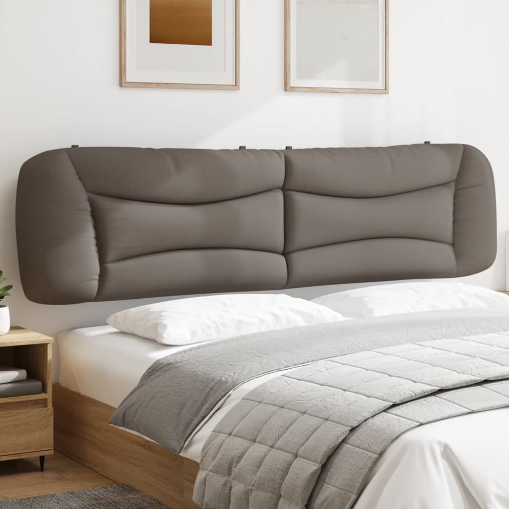 Hoofdbordkussen "Hvar" 200 cm stof taupe is nu te koop bij PeponiXL, paradijselijk wonen!