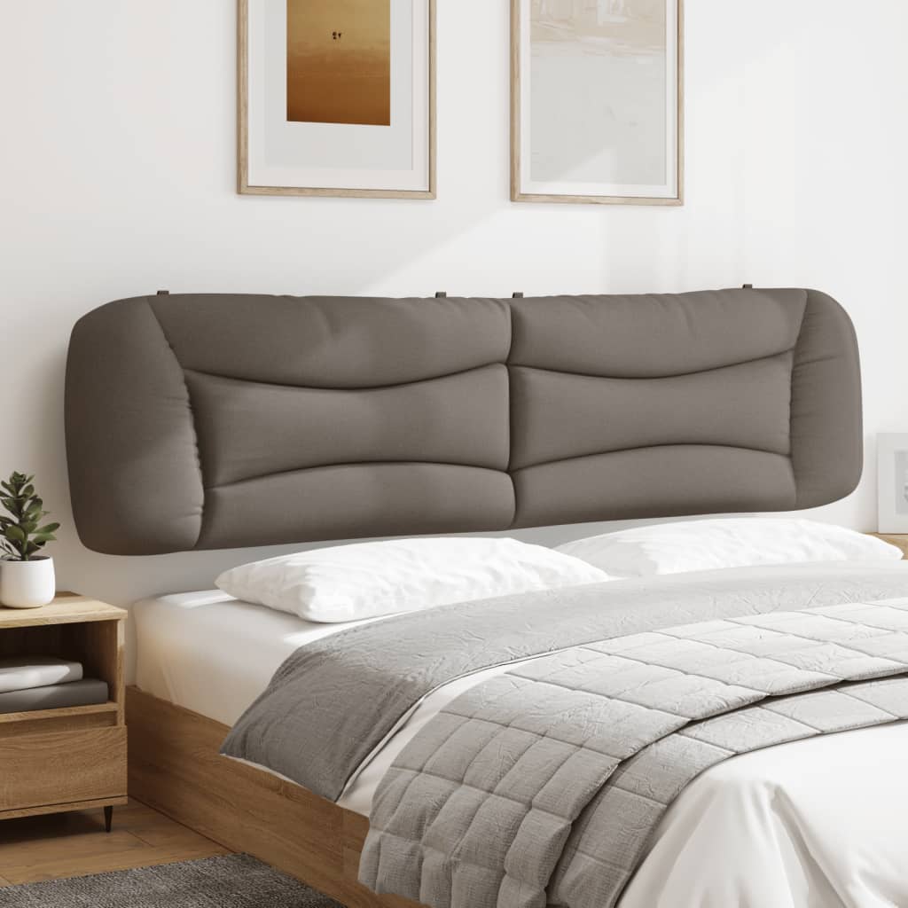 Hoofdbordkussen "Hvar" 200 cm stof taupe is nu te koop bij PeponiXL, paradijselijk wonen!