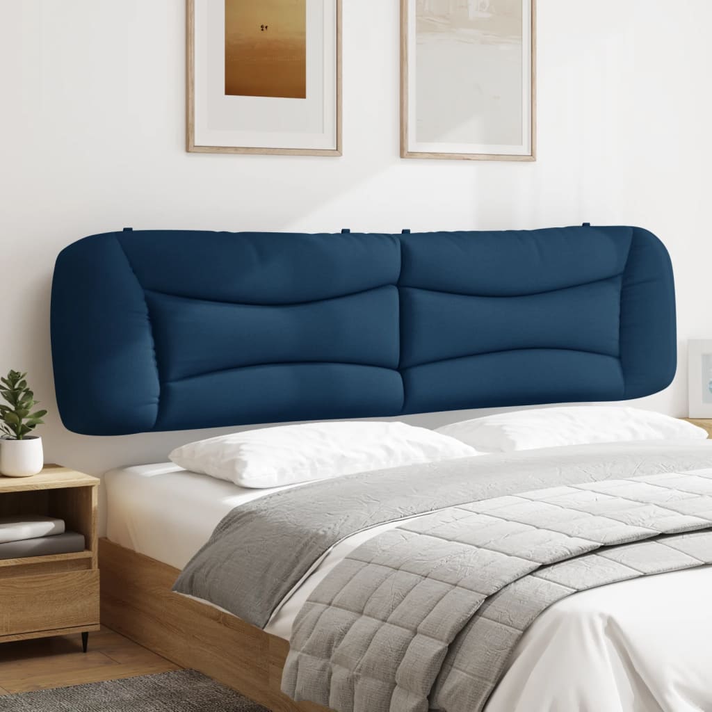 Hoofdbordkussen "Hvar" 200 cm stof blauw is nu te koop bij PeponiXL, paradijselijk wonen!