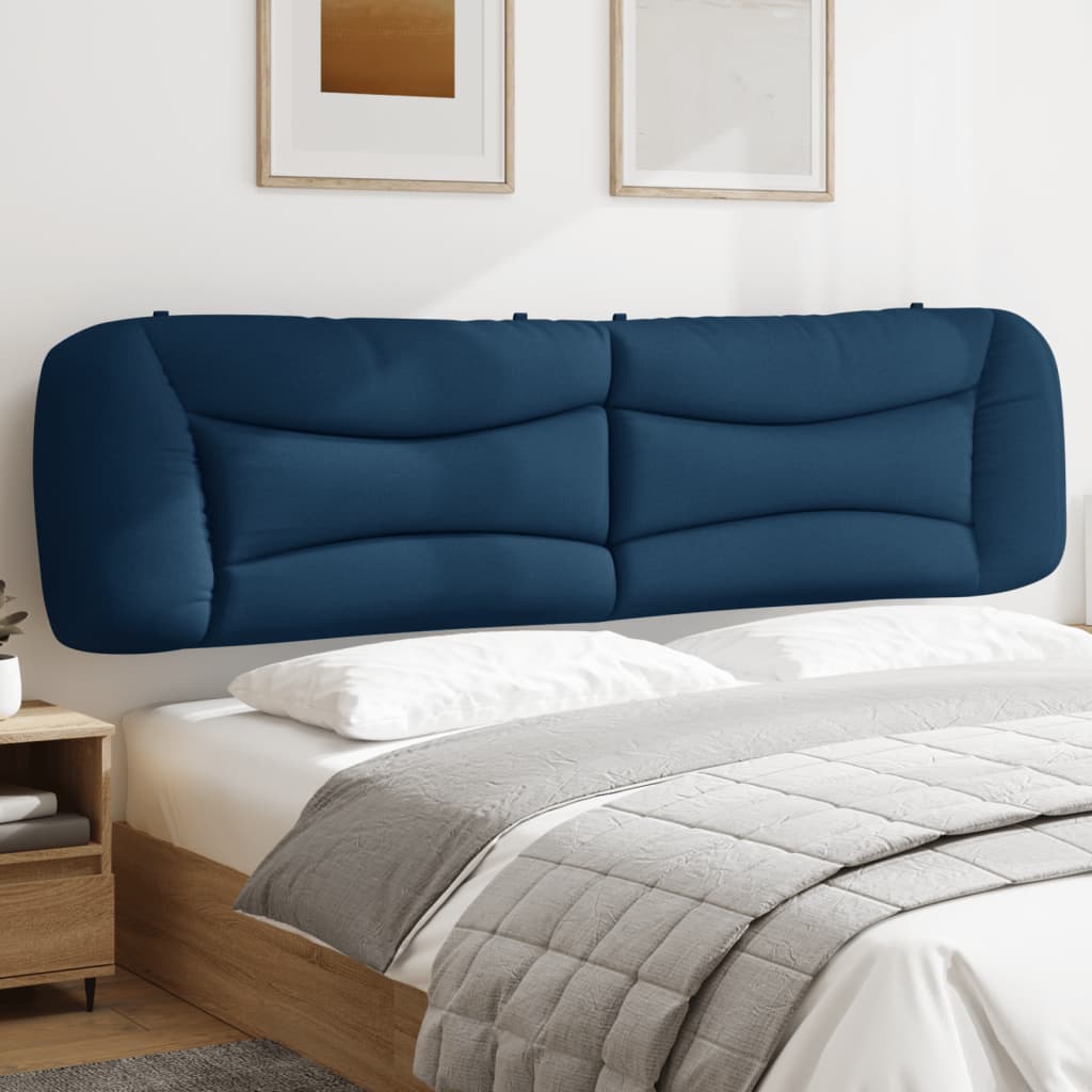 Hoofdbordkussen "Hvar" 200 cm stof blauw is nu te koop bij PeponiXL, paradijselijk wonen!