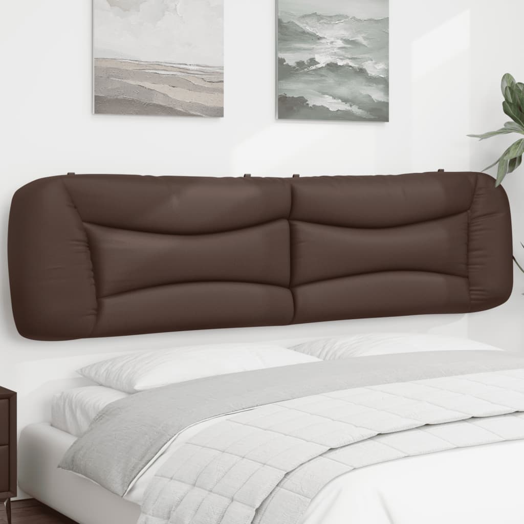 Hoofdbordkussen "Hvar" 200 cm kunstleer bruin is nu te koop bij PeponiXL, paradijselijk wonen!