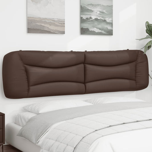Hoofdbordkussen "Hvar" 200 cm kunstleer bruin is nu te koop bij PeponiXL, paradijselijk wonen!