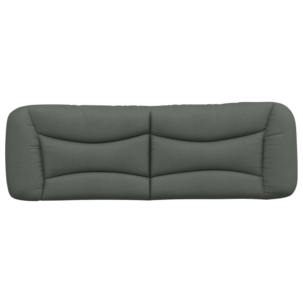 Hoofdbordkussen "Hvar" 152 cm stof donkergrijs is nu te koop bij PeponiXL, paradijselijk wonen!