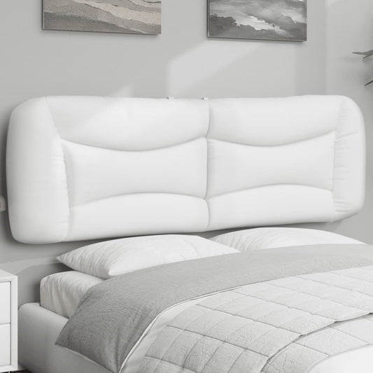 Hoofdbordkussen "Hvar" 152 cm kunstleer wit is nu te koop bij PeponiXL, paradijselijk wonen!