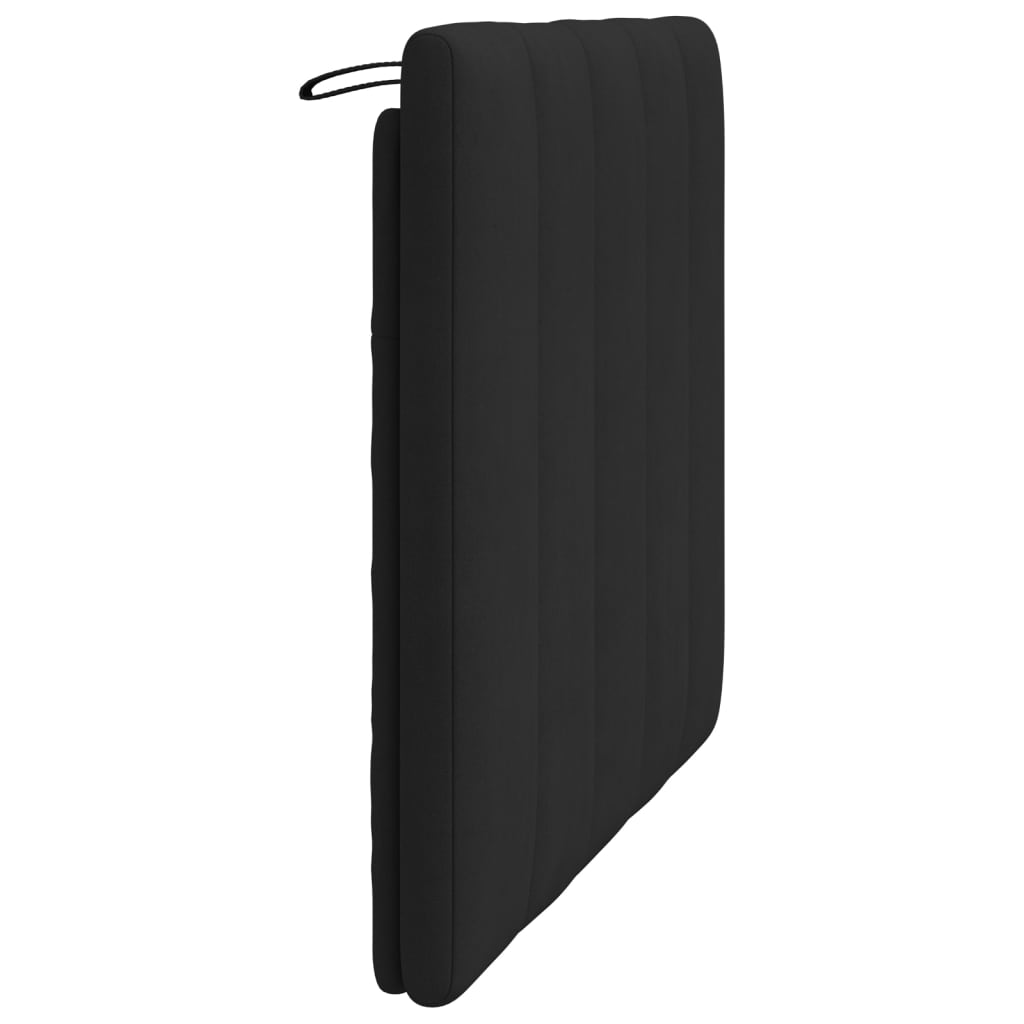 Hoofdbordkussen "Hanko" 100 cm fluweel zwart is nu te koop bij PeponiXL, paradijselijk wonen!