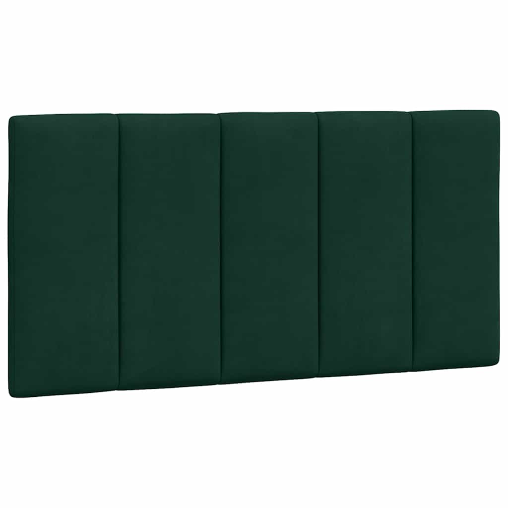 Hoofdbordkussen "Hanko" 100 cm fluweel donkergroen is nu te koop bij PeponiXL, paradijselijk wonen!