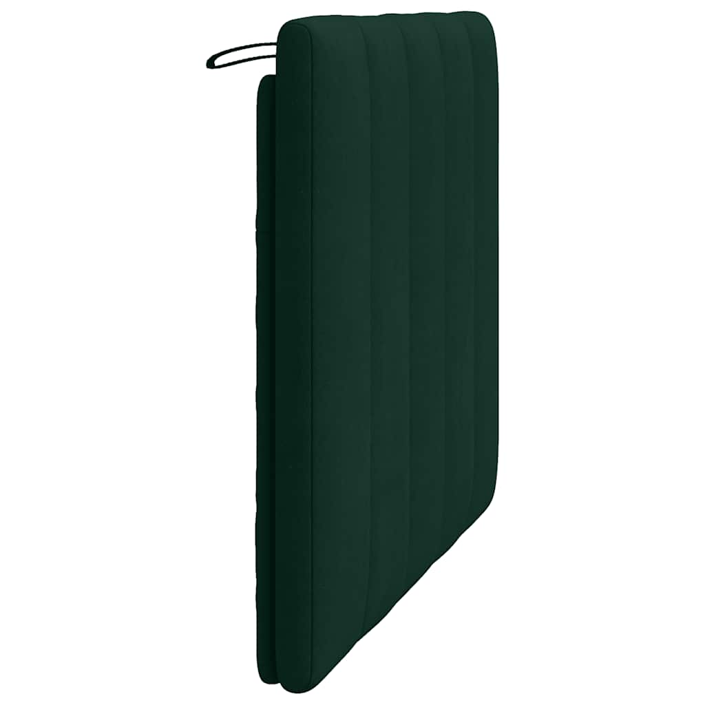 Hoofdbordkussen "Hanko" 100 cm fluweel donkergroen is nu te koop bij PeponiXL, paradijselijk wonen!