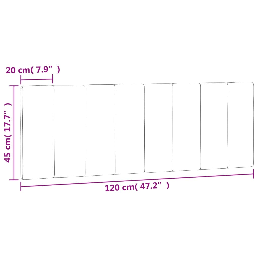 Hoofdbordkussen "Hanko" 120 cm fluweel zwart is nu te koop bij PeponiXL, paradijselijk wonen!